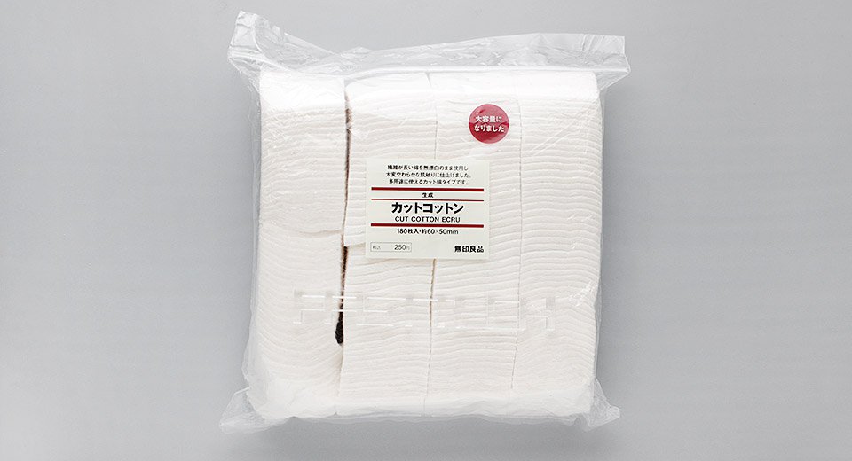 Органическая японская вата (хлопок) Muji